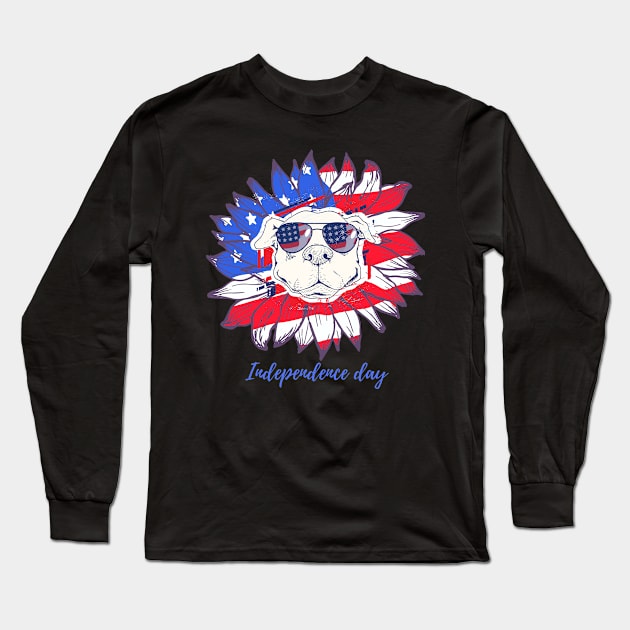 Independence day of America Long Sleeve T-Shirt by PowerShopDesign